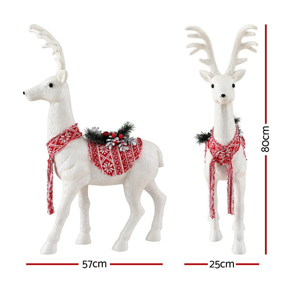Christmas Reindeer Glitter Deer Ornaments Party Decorations | Christmas Decorations - photo 6
