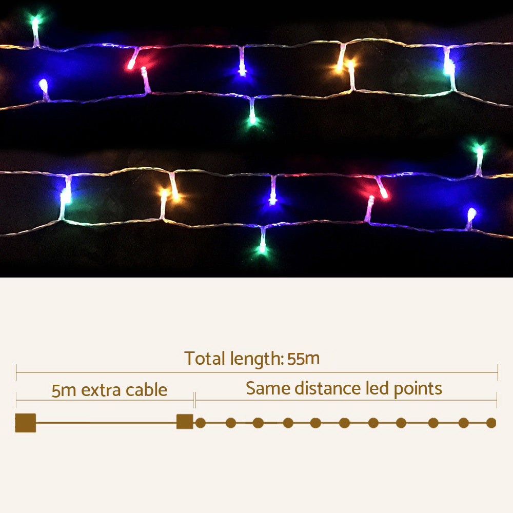 100M Christmas Lights String Light 500 LED Colourful