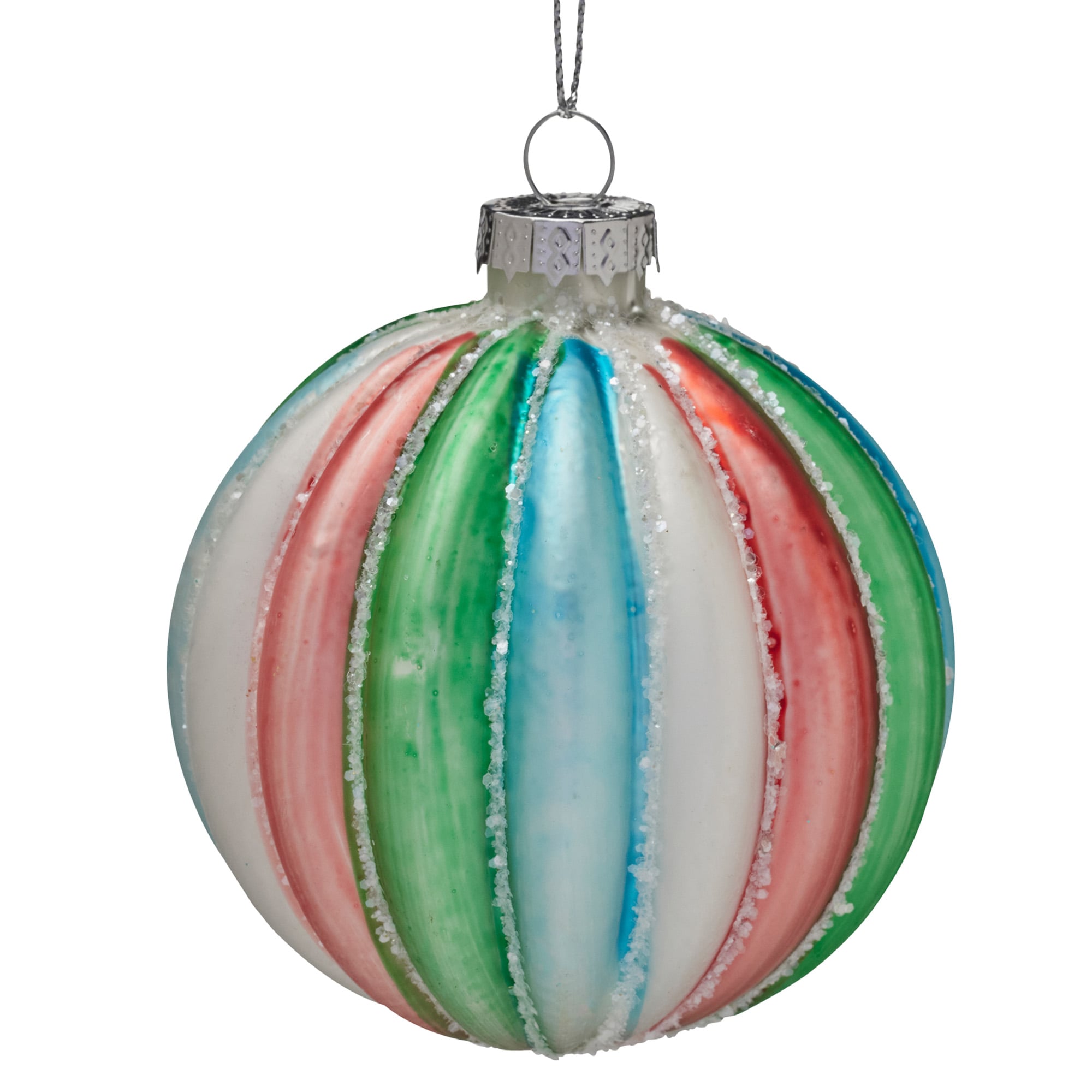 Glass Baubles Multi Colour