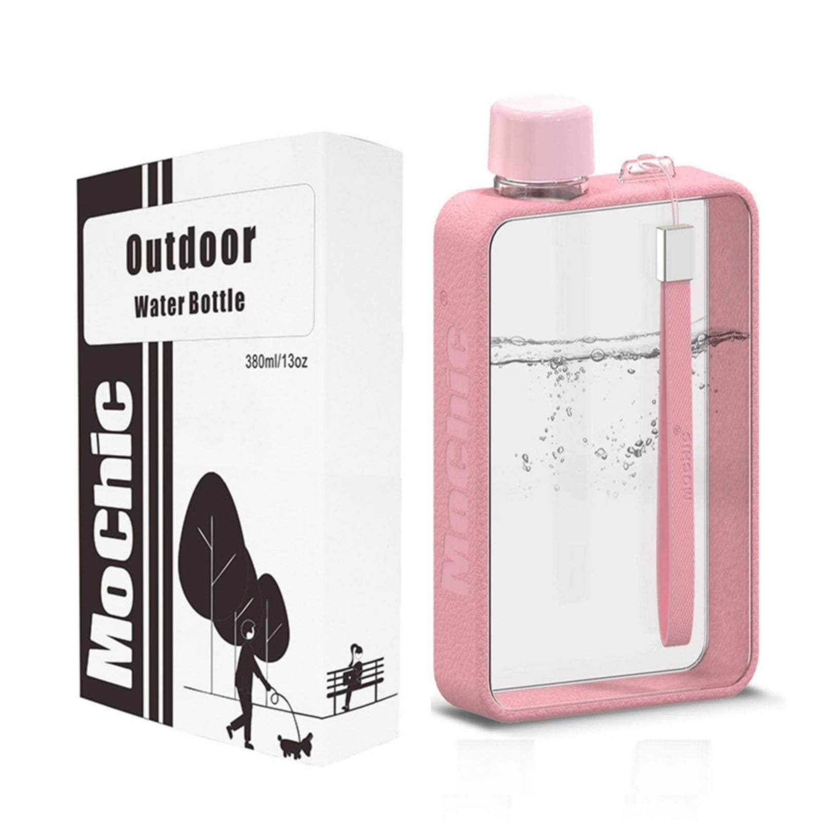 A5 Flat Water Bottle Portable Travel Mug Bpa Free Water Bottle