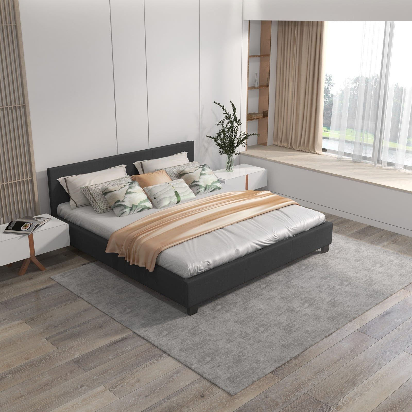 Luxury Bed with Headboard