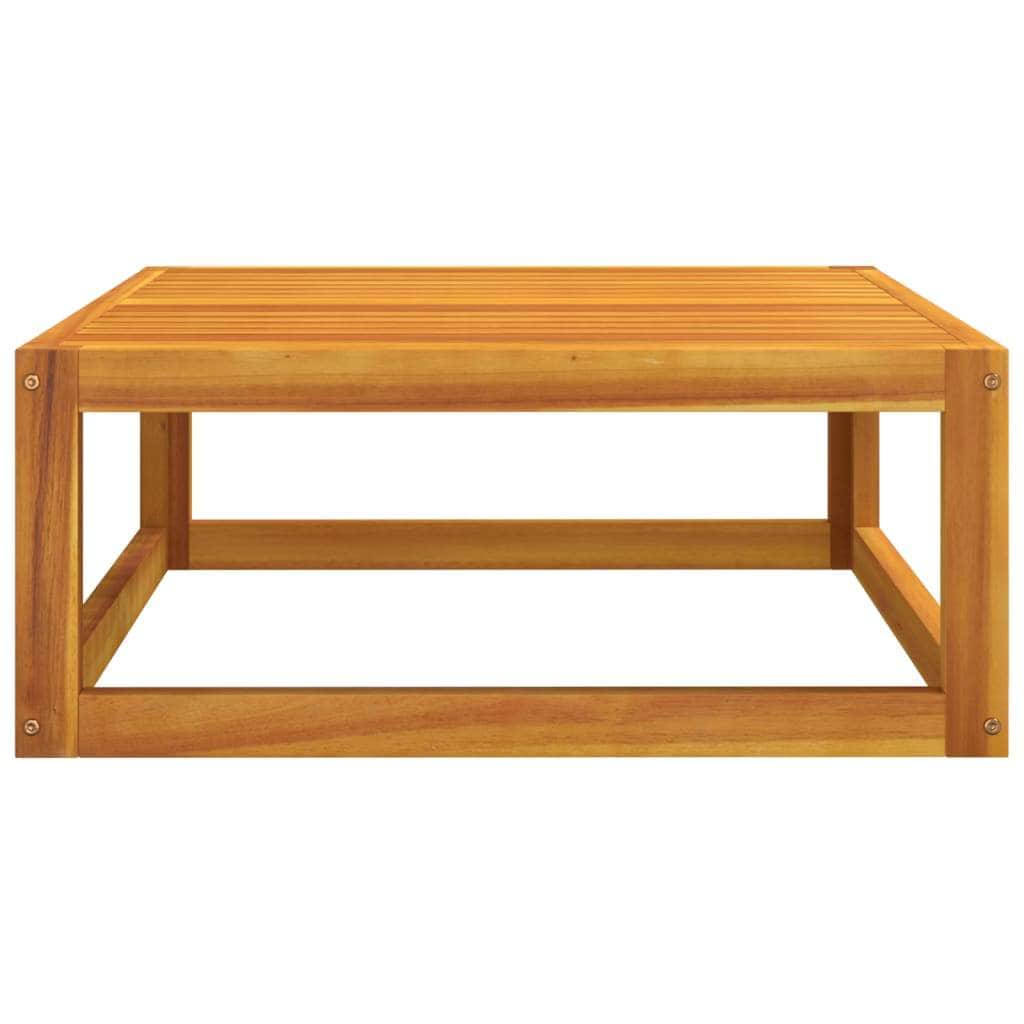 Acacia Wood Square Coffee Table