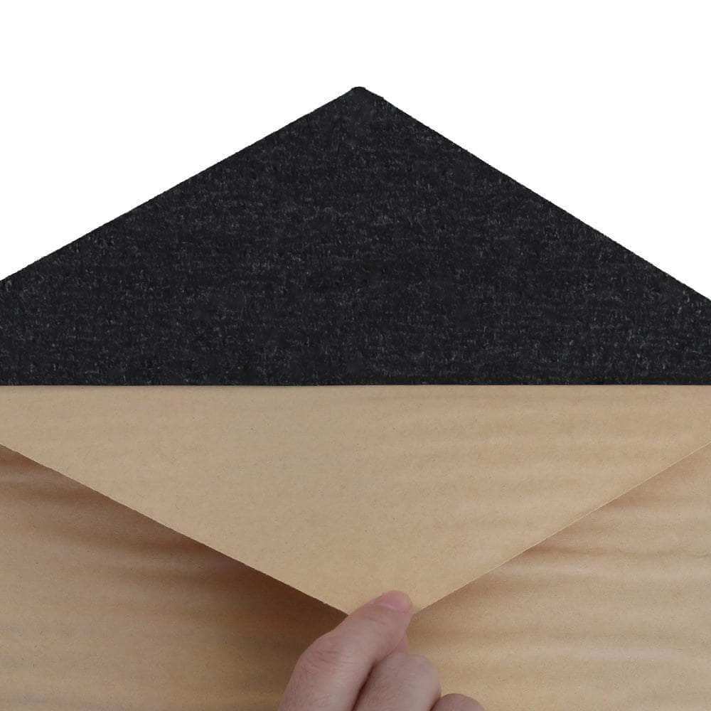 Acoustic Foam 12Pcs Soundproof Absorption Panel Adhesive Grey