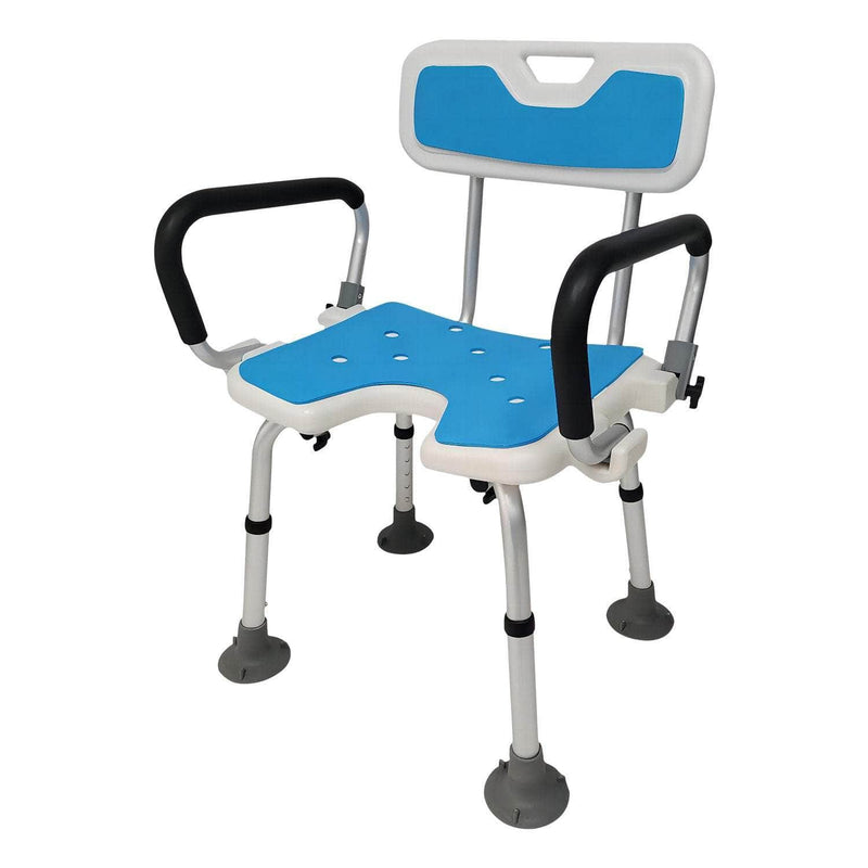 living > aged care - Adjustable Armrests Shower Chair