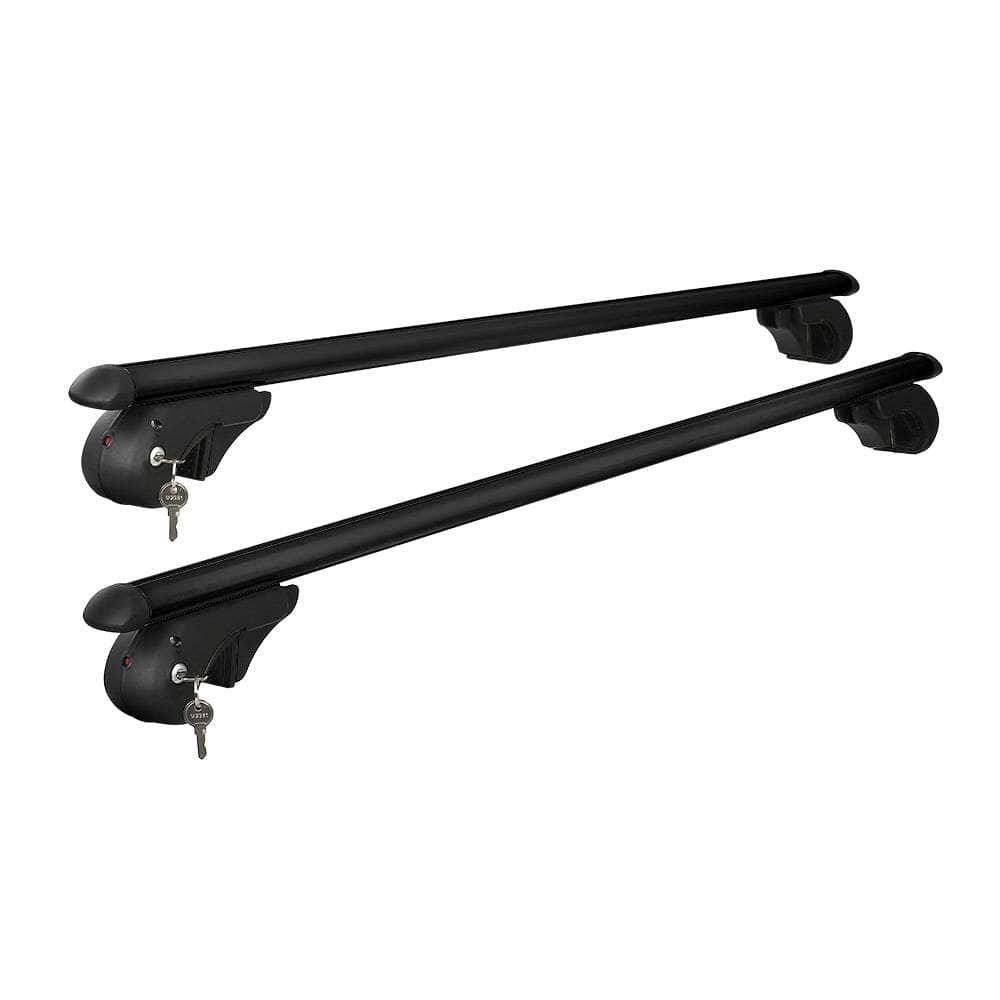 Adjustable Car Roof Rack 1200mm Aluminium Black