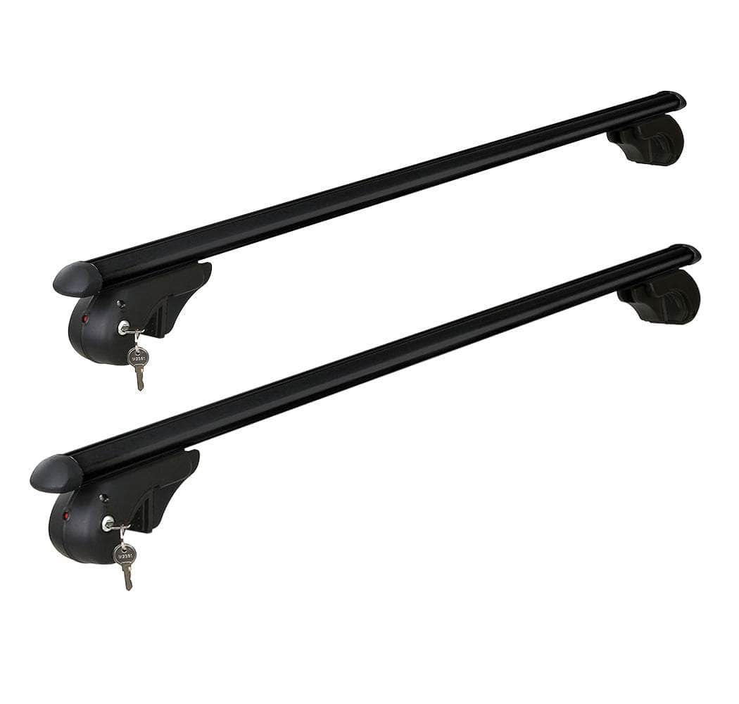 Adjustable Car Roof Rack 1200mm Aluminium Black