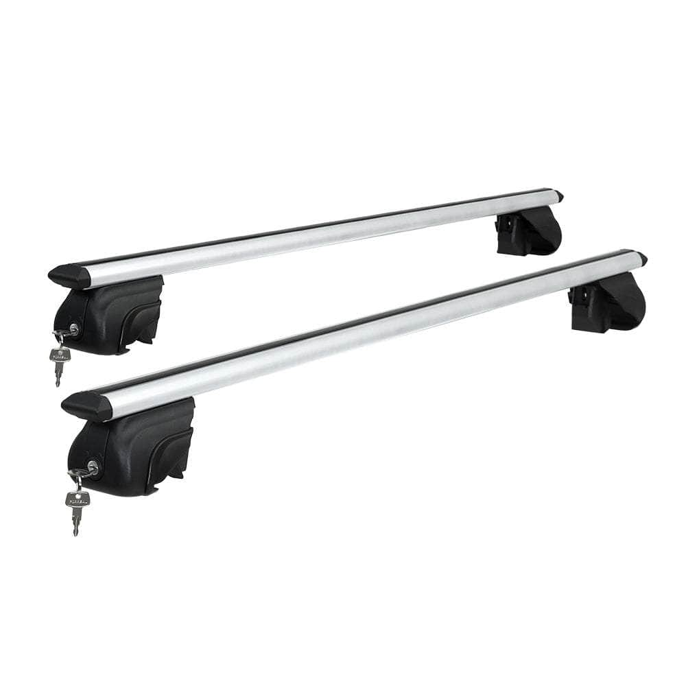 Adjustable Car Roof Rack 1240mm Aluminium Silver