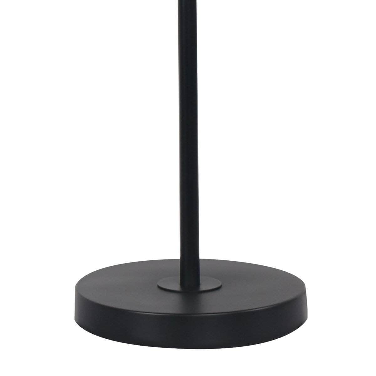 Adjustable Elegance: Black Metal Table Lamp