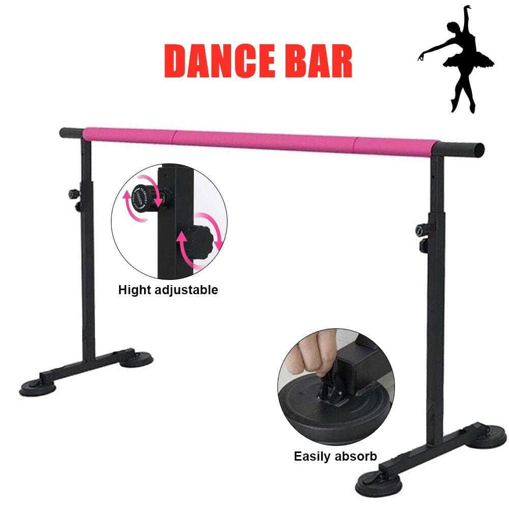 Adjustable Freestanding Ballet Bar for Stretching and Dance - 1.5M
