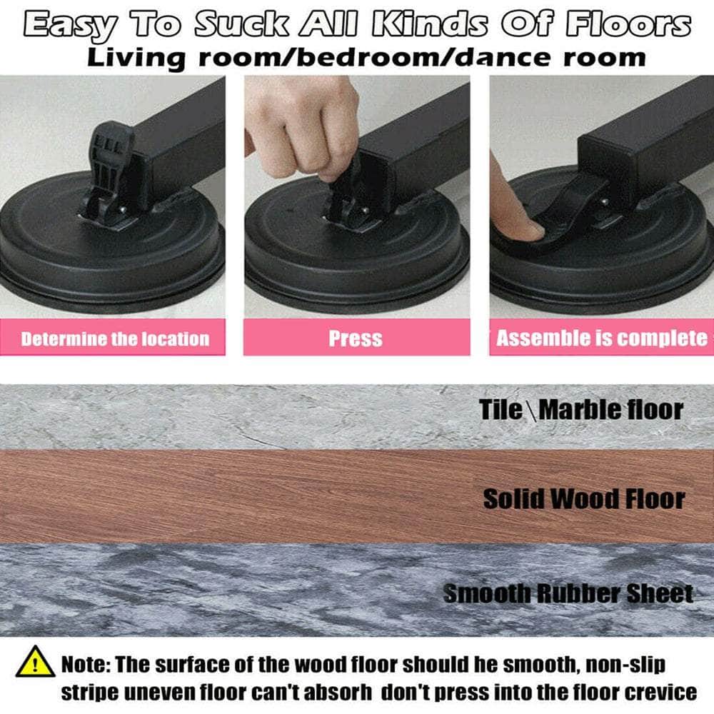 Adjustable Freestanding Ballet Bar for Stretching and Dance - 1.5M