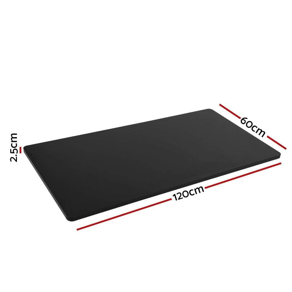 Adjustable Motorised Electric Standing Desk Top- Black