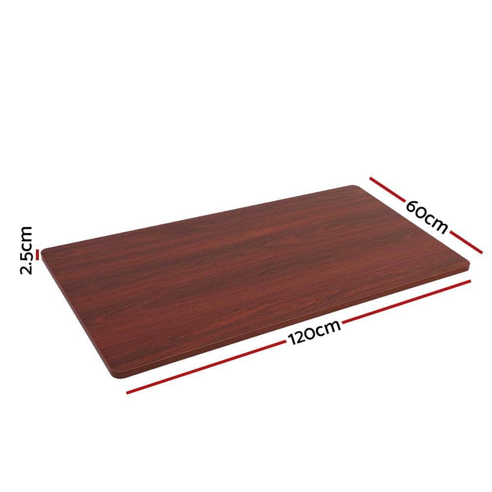 Adjustable Motorised Electric Standing Desk Top- Walnut
