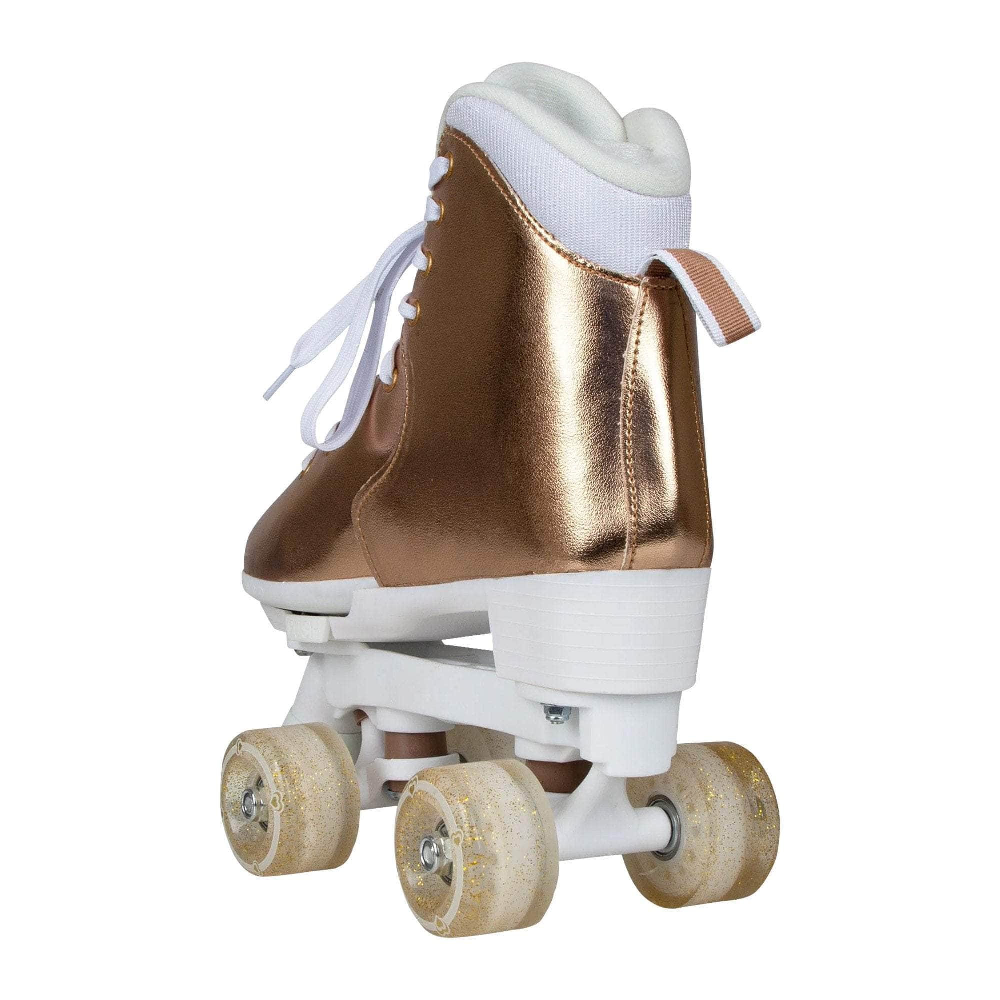 fitness other - Adjustable Quad Kids Roller Skates - Metallic Rose Gold