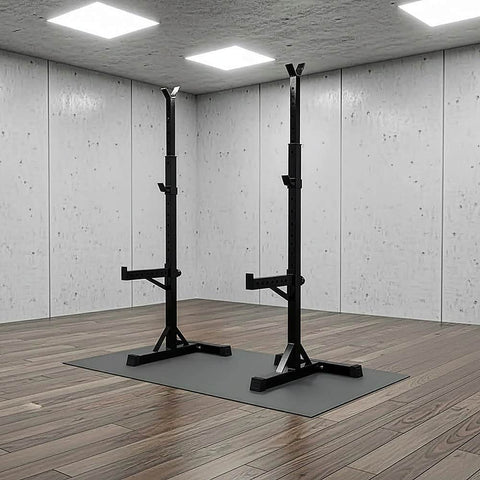 Adjustable Squat Rack Barbell Bench Press Stands
