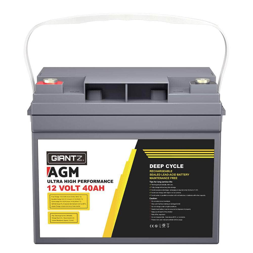 AGM Battery 12V 40Ah/60Ah Deep Cycle Box Portable