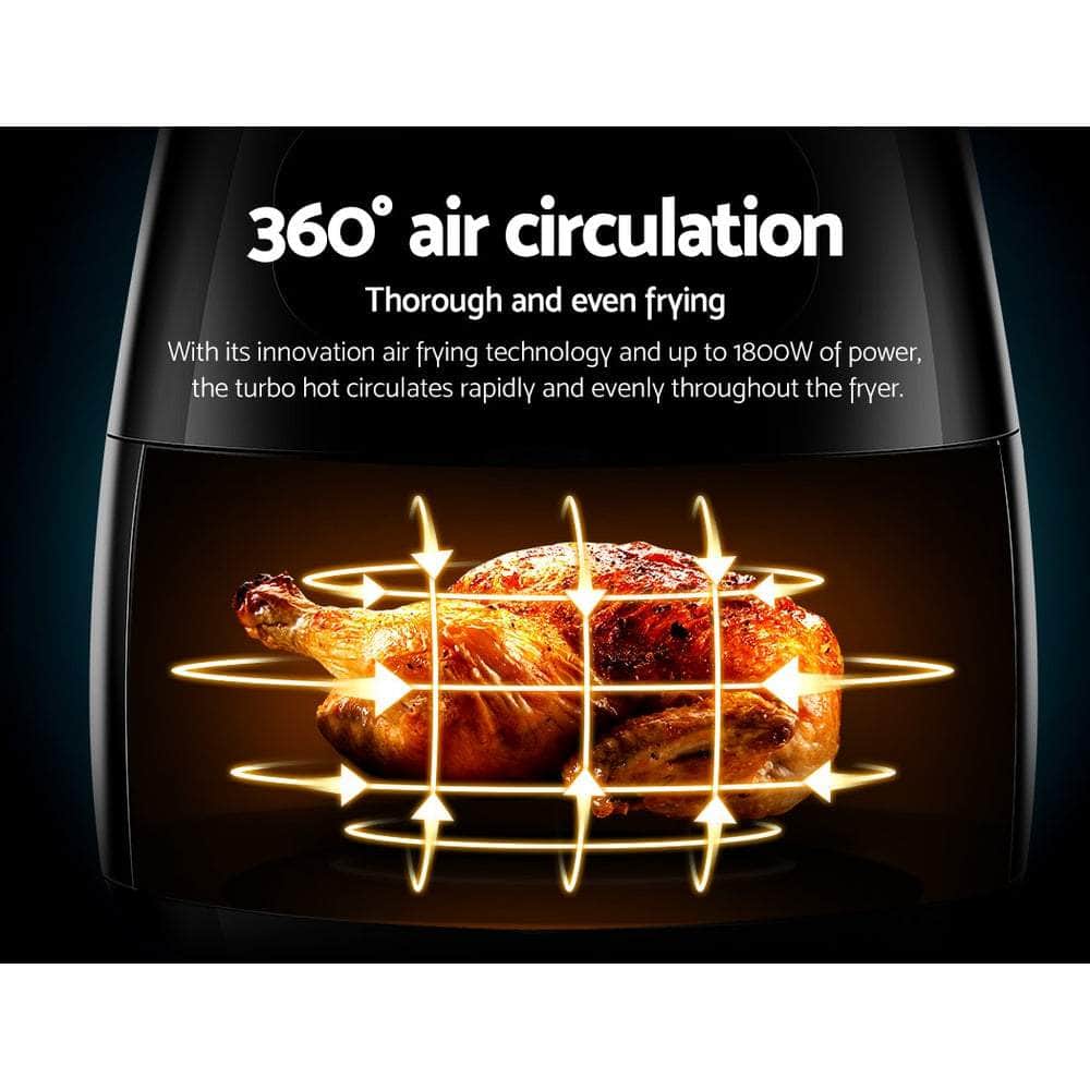 Air Fryer 8.5L Lcd Fryers
