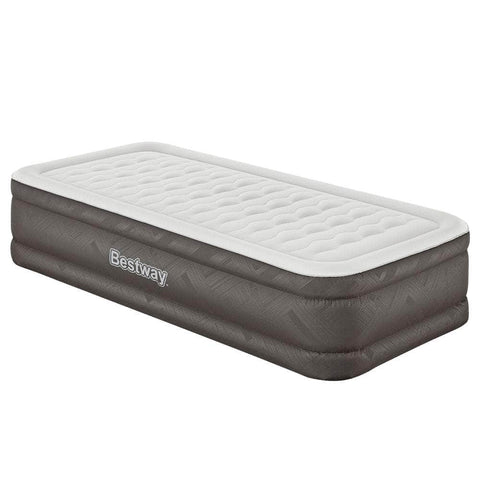 Air Mattress Single Inflatable Bed 46Cm Airbed Grey