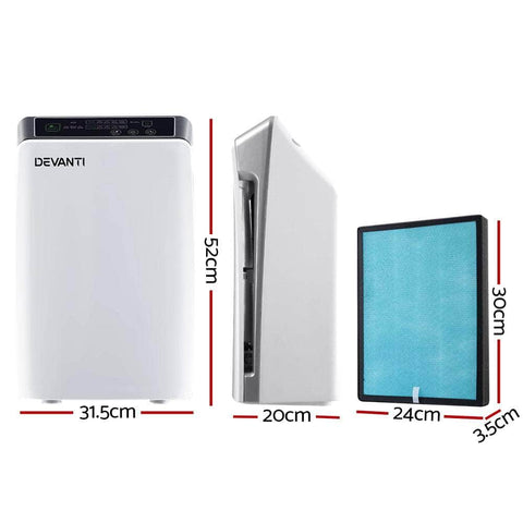 Air Purifier 4 Stage Hepa W/Replacement Filter