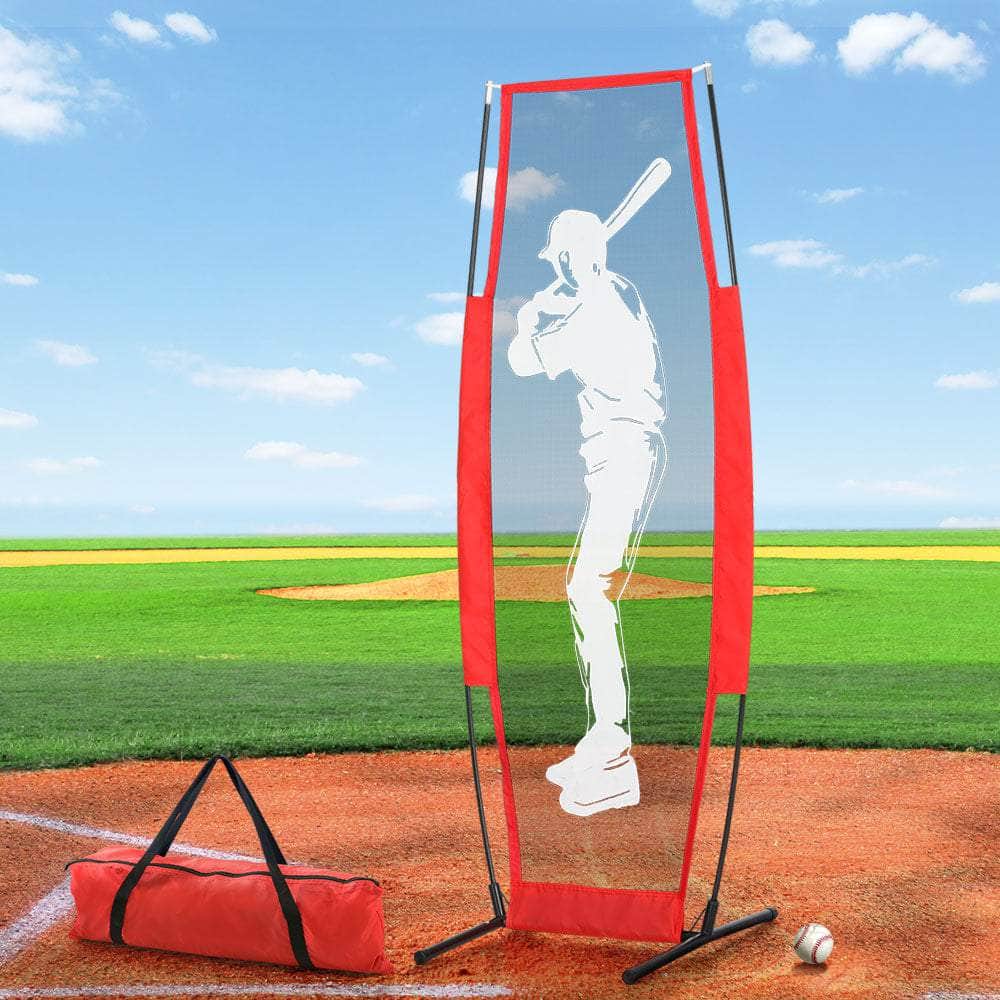All-in-One Baseball Pitching Kit with Rack Rebound Net