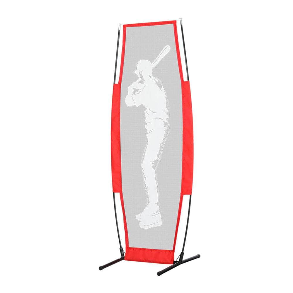 All-in-One Baseball Pitching Kit with Rack Rebound Net