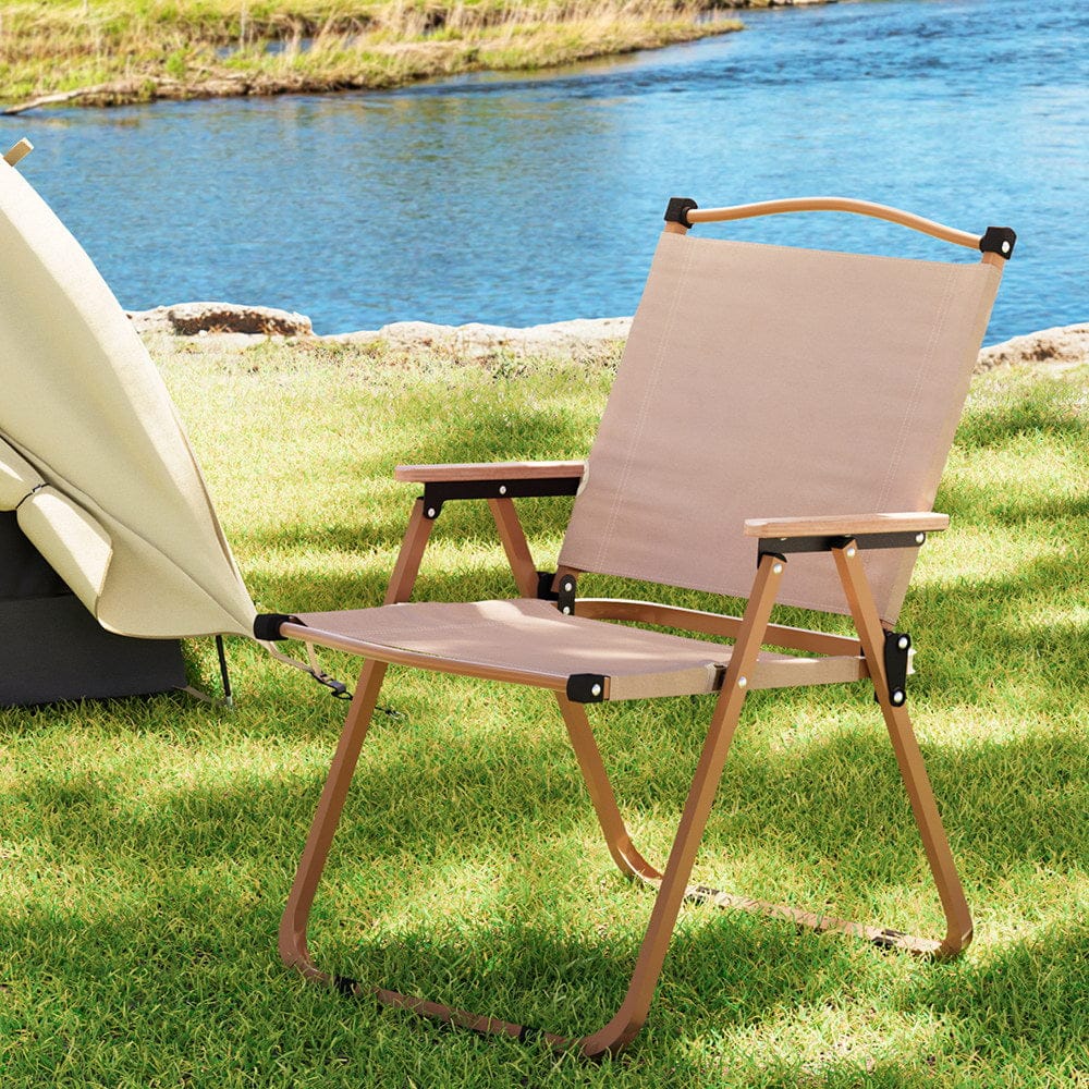 Outdoor Camping Chairs Portable Folding Beach Chair Patio Furniture with Outdoor Sofas & Lounge Sets - photo 8
