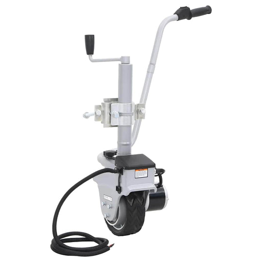 Aluminium Motorised Jockey Wheel Trailer Mover 12 V 350 W - Simple deals
