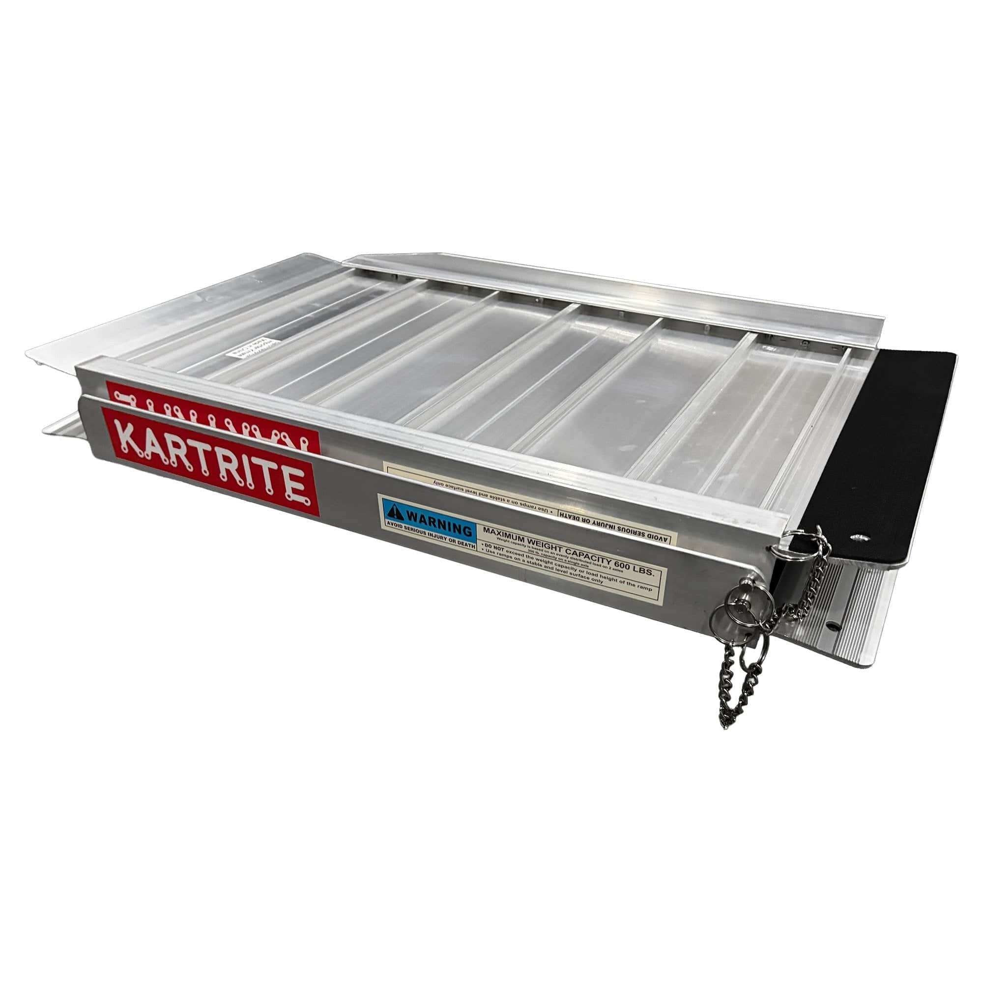 Aluminium Wheelchair Ramp 2FT Mobility Ramp with High Grip Surface Safety Side Rails L - photo 4