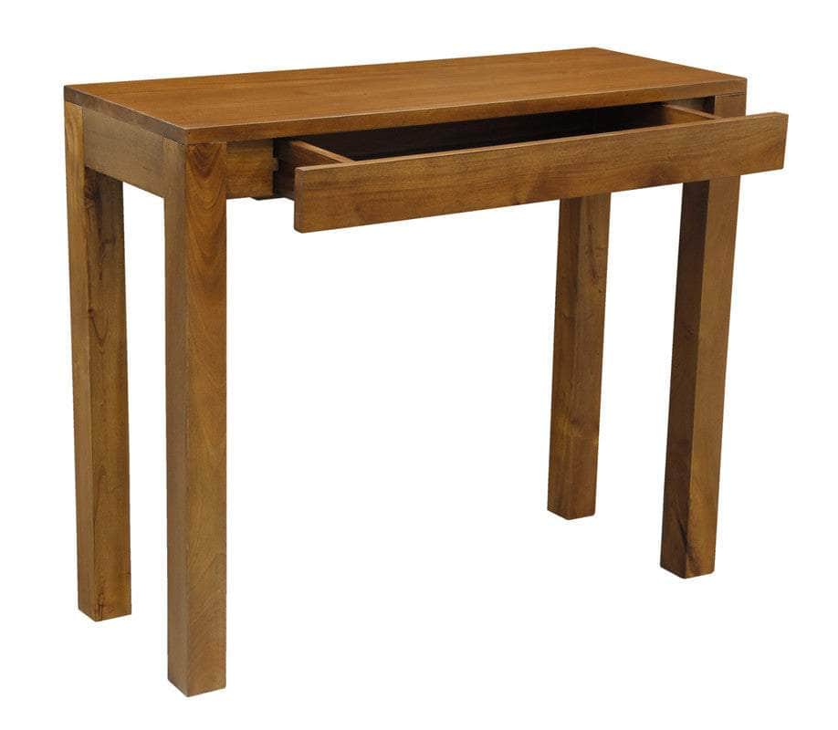 Amsterdam 1 Drawer Sofa Table Light Pecan