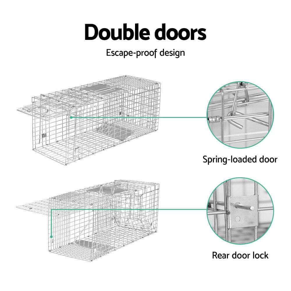 Animal Trap Humane Possum Cage Live Animal Catch Rabbit Cat Hare Fox