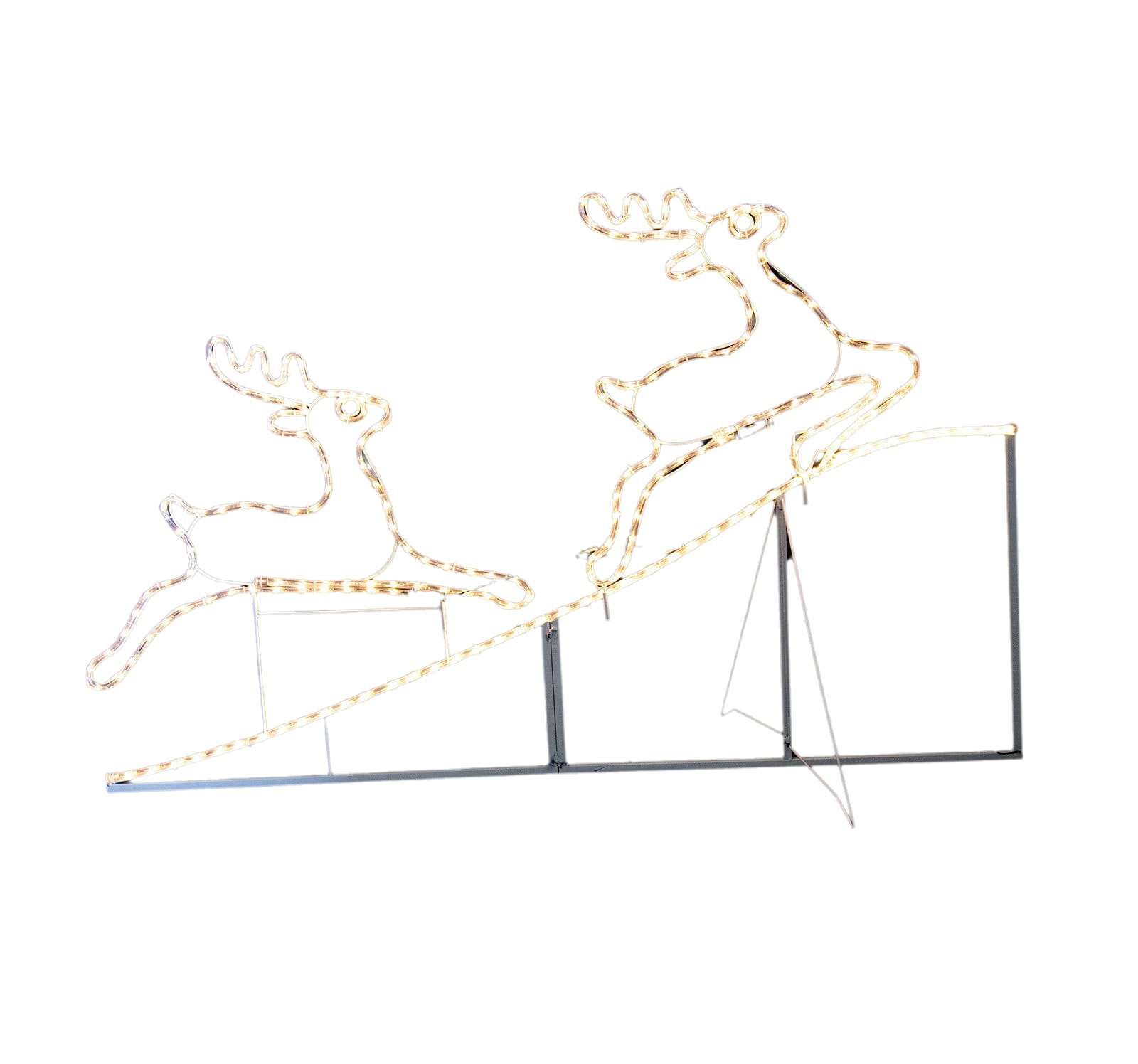 Outdoor Decorations & Lights - Animated Running up Reindeer Rope Light for Christmas Decoration