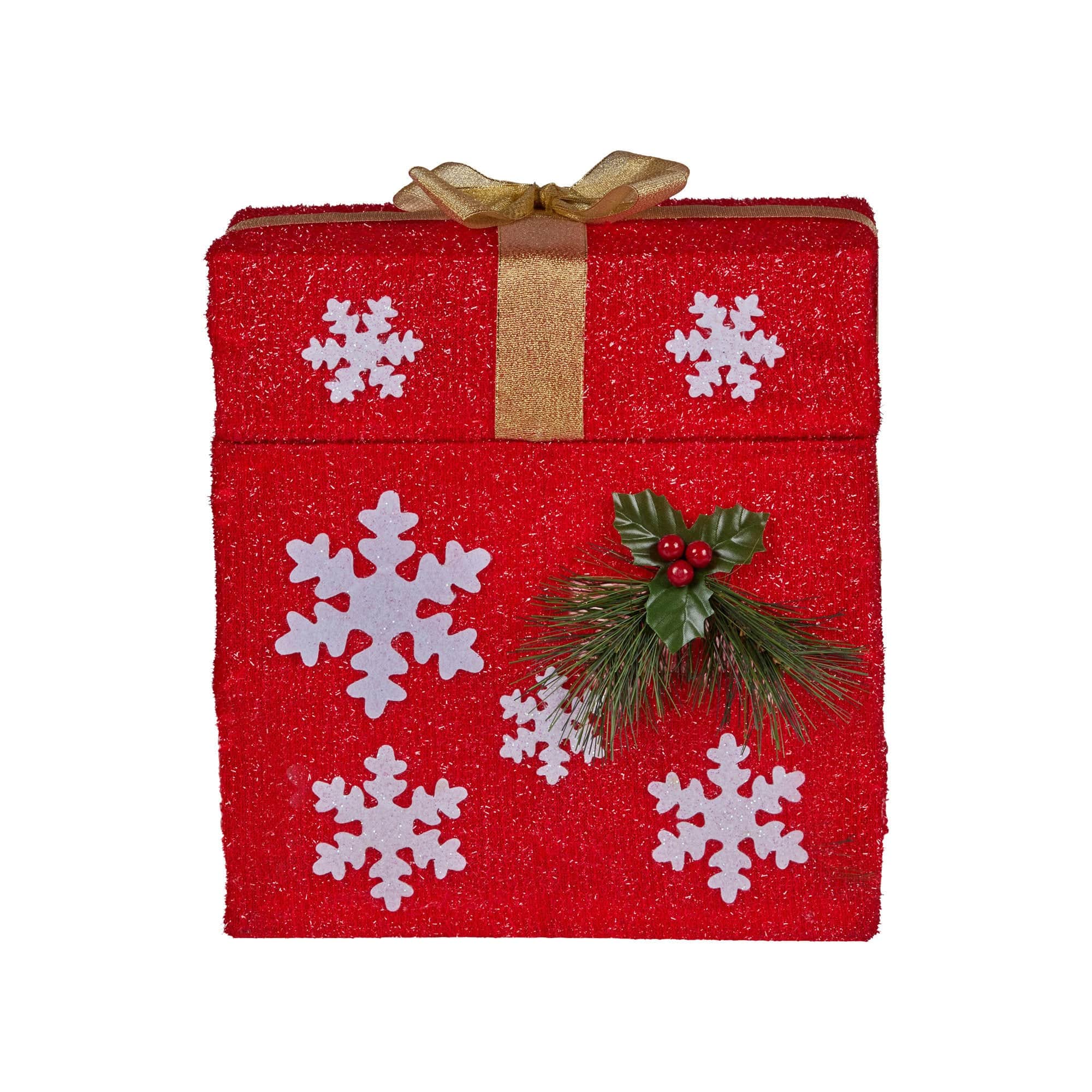 Animated Santa Gift Box LED Christmas Tree Decoration Xmas Ornament