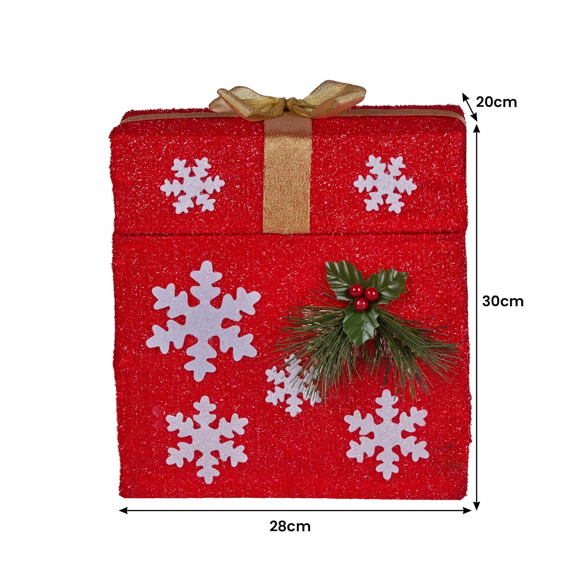 Animated Santa Gift Box LED Christmas Tree Decoration Xmas Ornament - photo 3
