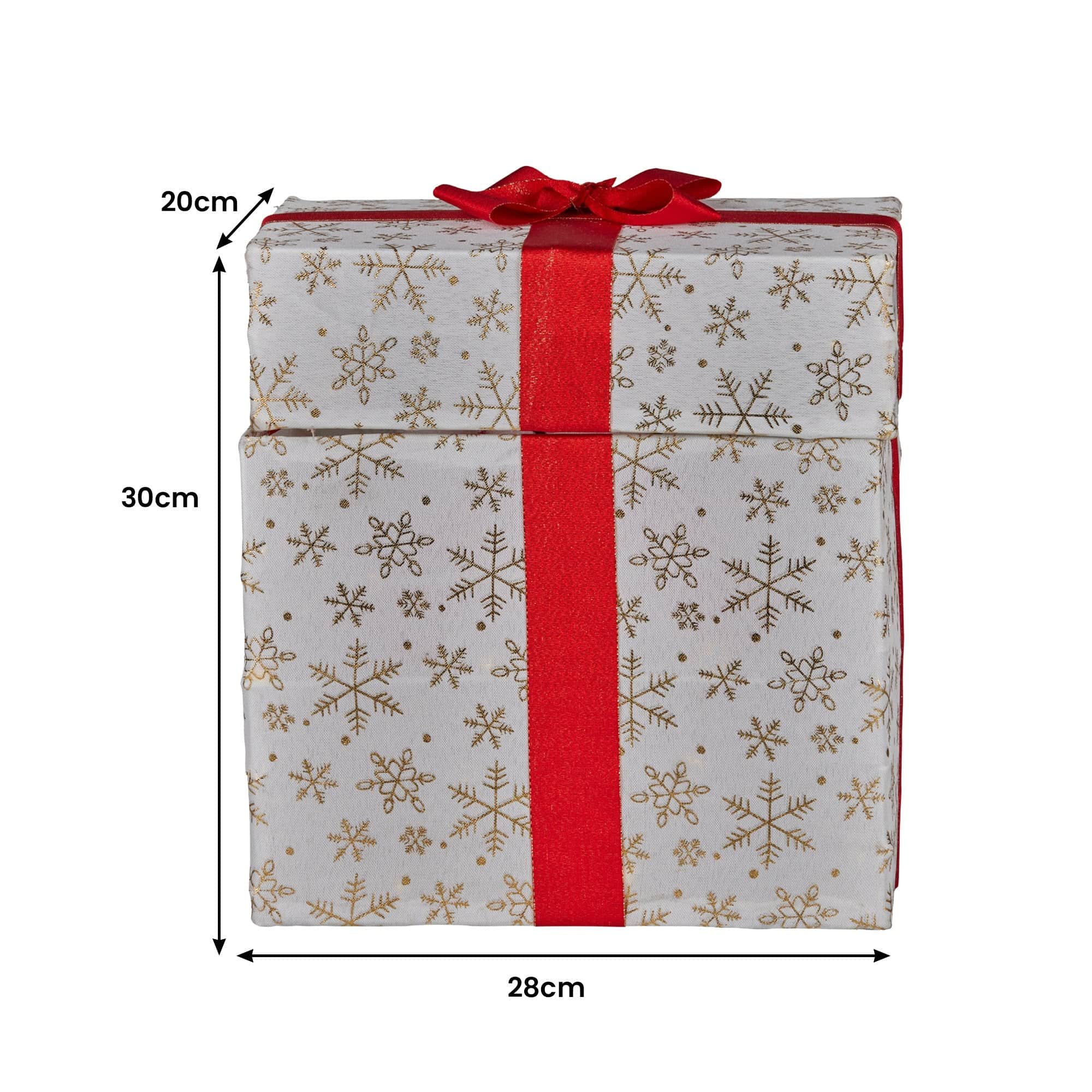 Animated Snowman in a Gift Box LED Christmas Tree Decoration Ornament Lights Xmas