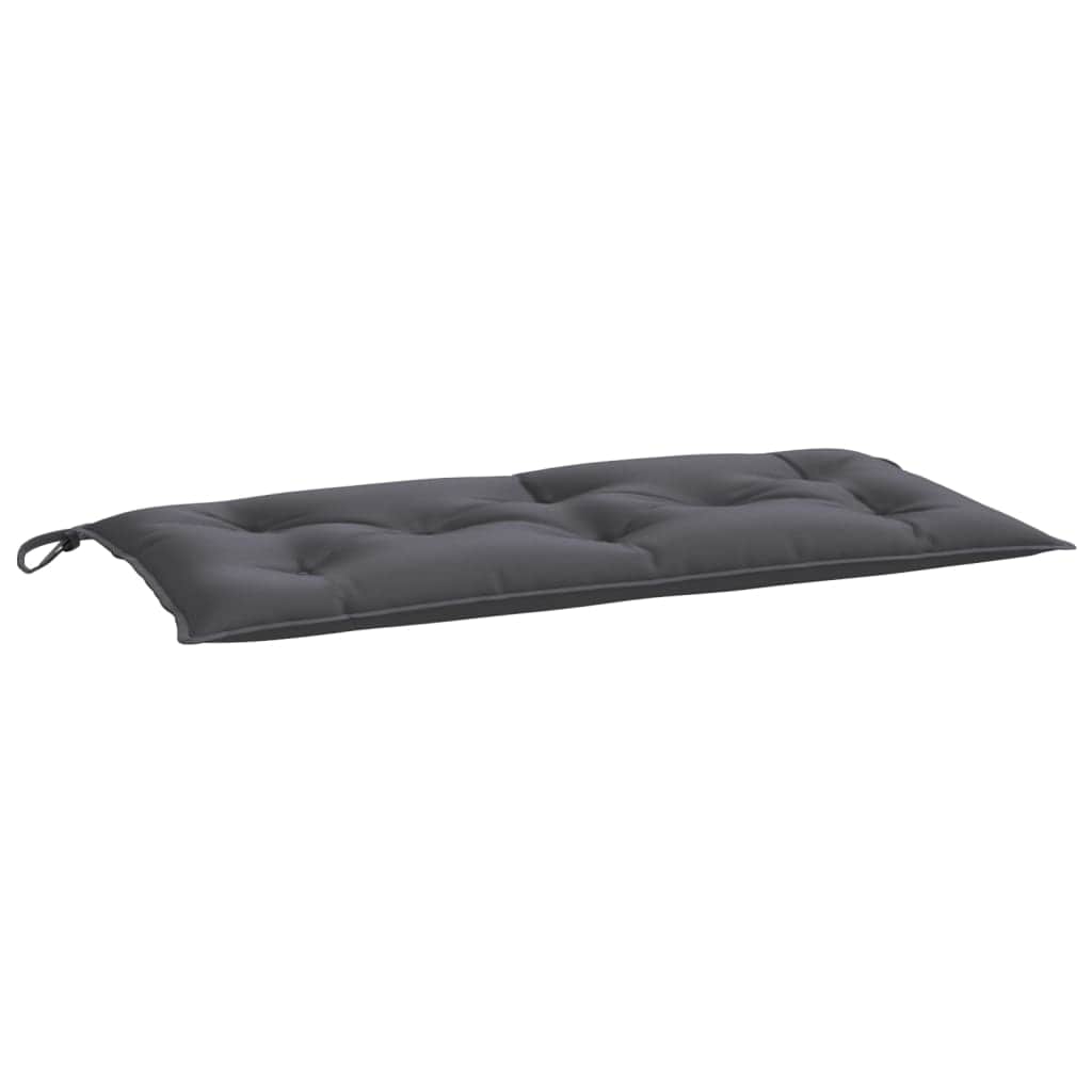 Anthracite Oxford Fabric Garden Bench Cushion