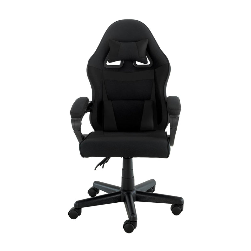 Black colour - Antre Kids Study Gaming Chair Black Adjustable Computer Seat Ergonomic Back