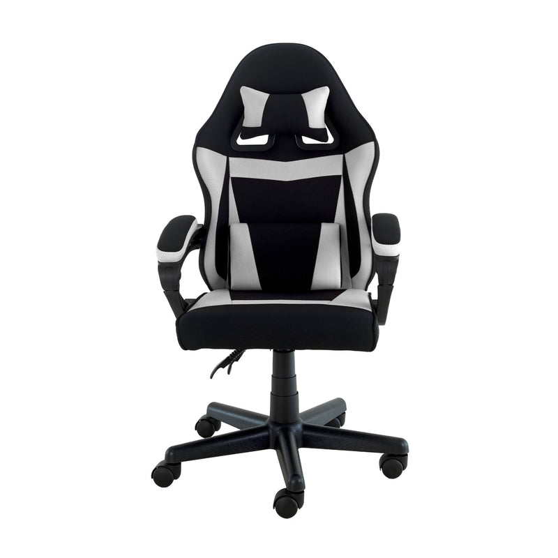 Black colour - Antre Kids Study Gaming Chair Black & White Adjustable Computer Seat Ergonomic