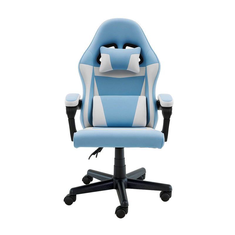 Black colour - Antre Kids Study Gaming Chair Black & White Adjustable Office Desk Seat