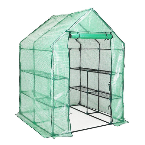 Apex 1.43X1.43X1.95M Garden Greenhouse Walk-In Shed Pe