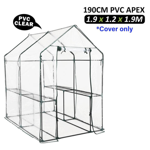 Apex 190Cm Garden Greenhouse Shed Pvc Cover Only