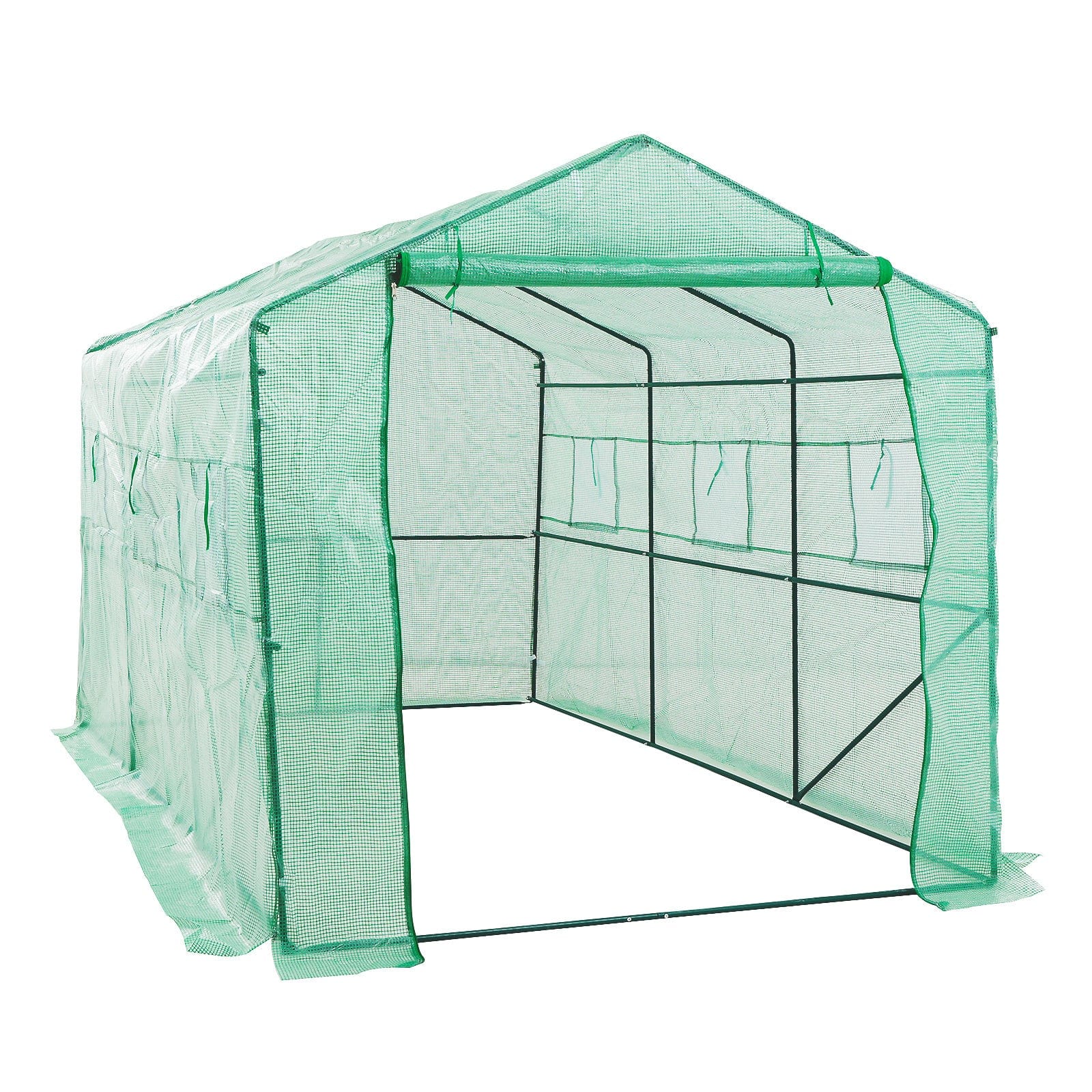 Garden Greenhouse Walk-In Shed 3.5x2x2M PE Apex - Greenhouses & Accessories - photo 19