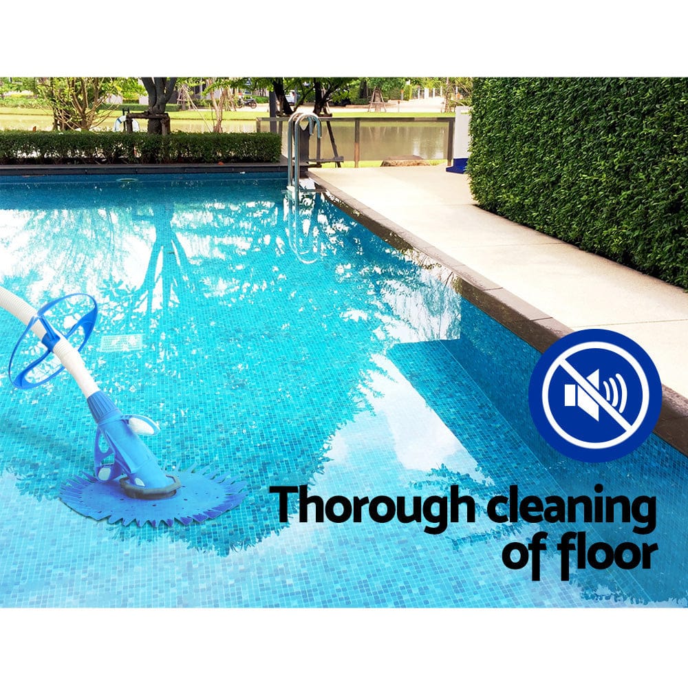 Aquabuddy - Pool Cleaner Automatic Vacuum Swimming Floor Climb Wall Pool 10M Hose