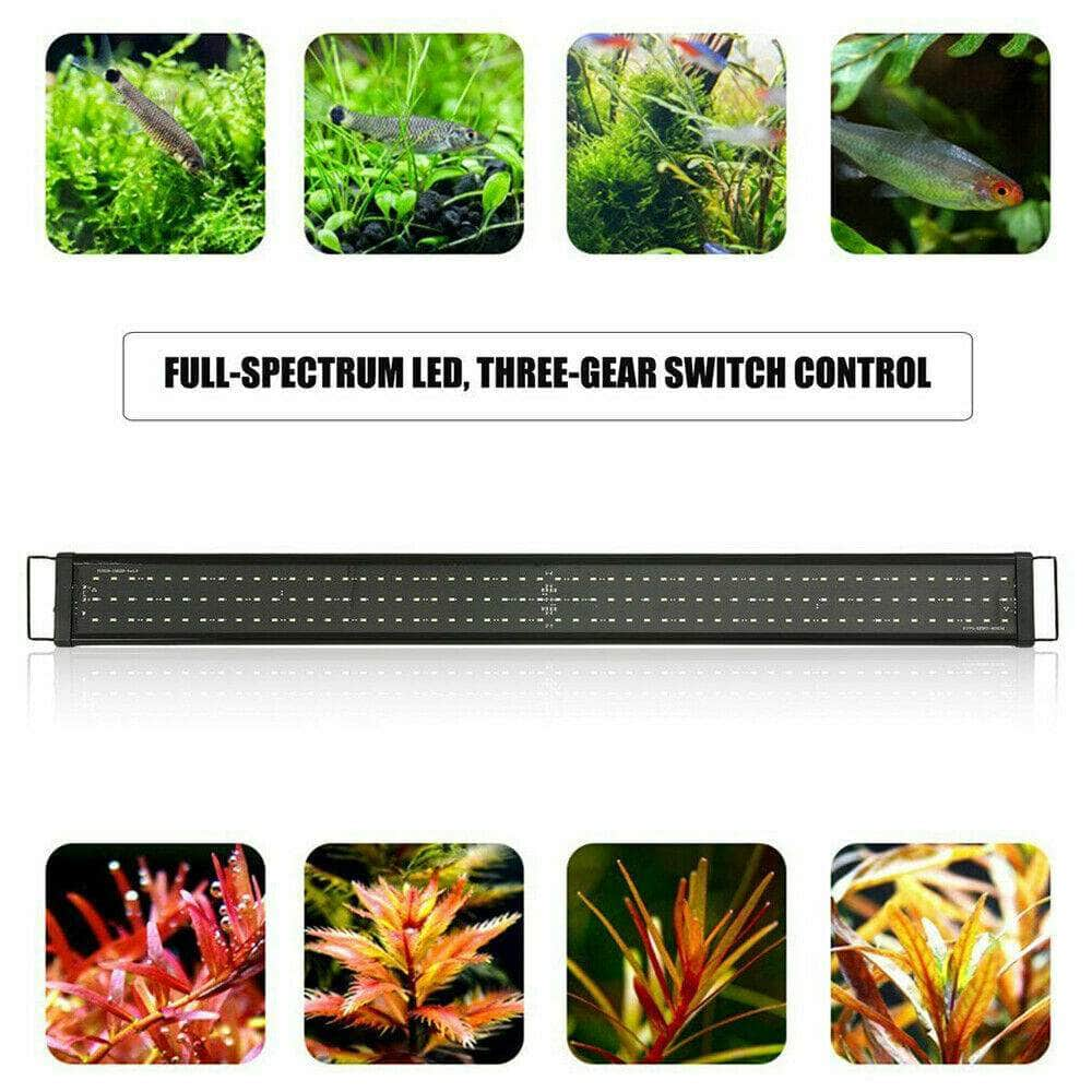 Aquarium LED Bar Lamp: 60cm Full Spectrum