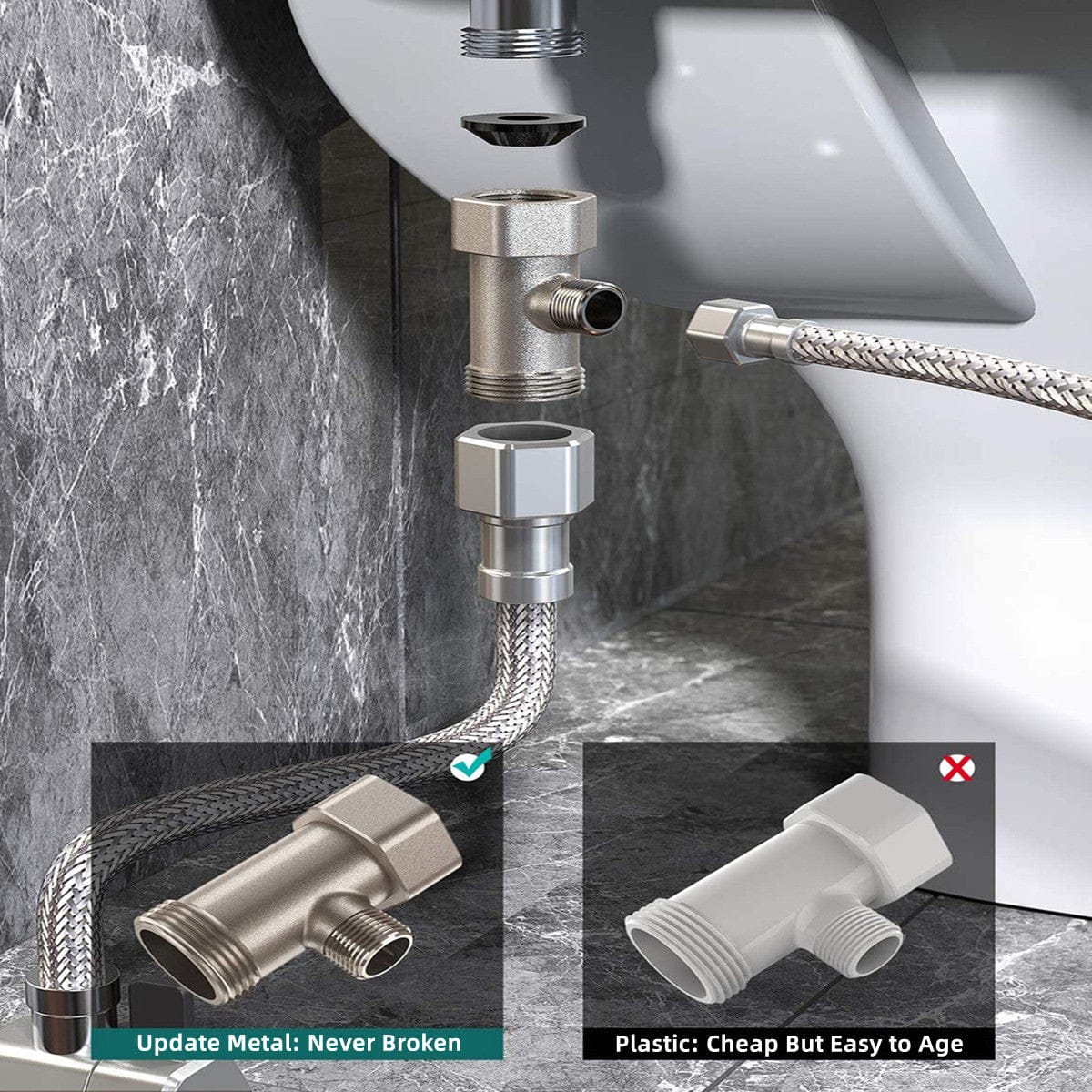 Toilet Bidet Seat Dual Nozzles | Aquaspritz - photo 13