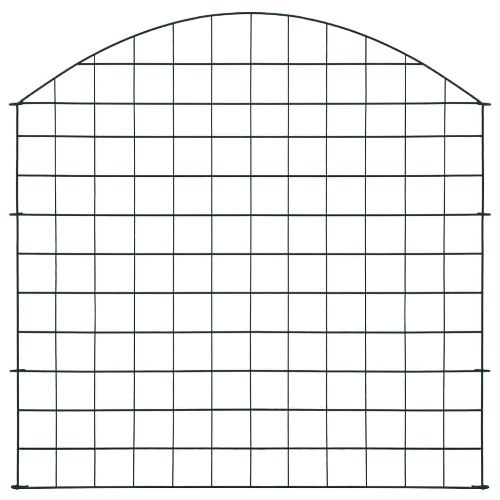 Arched Pond Fence Set Green