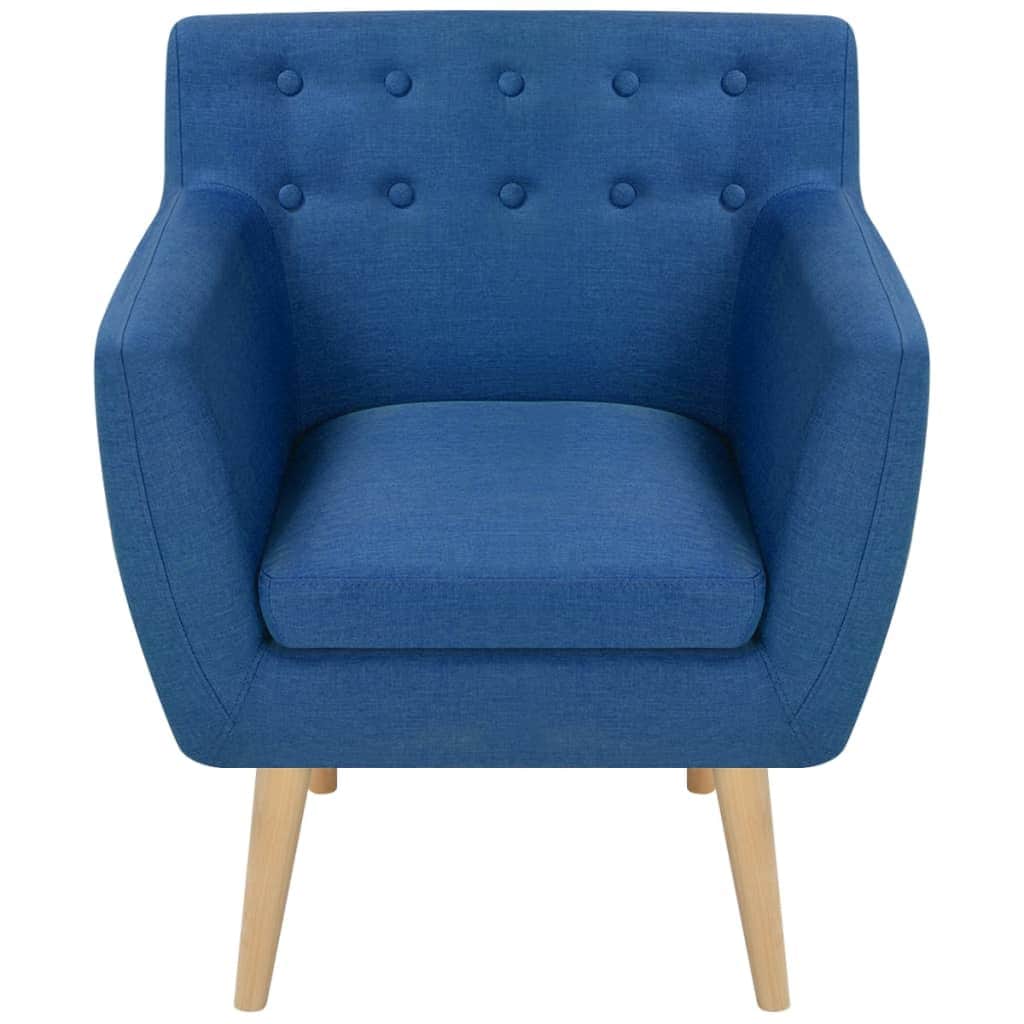 Armchair Blue Fabric