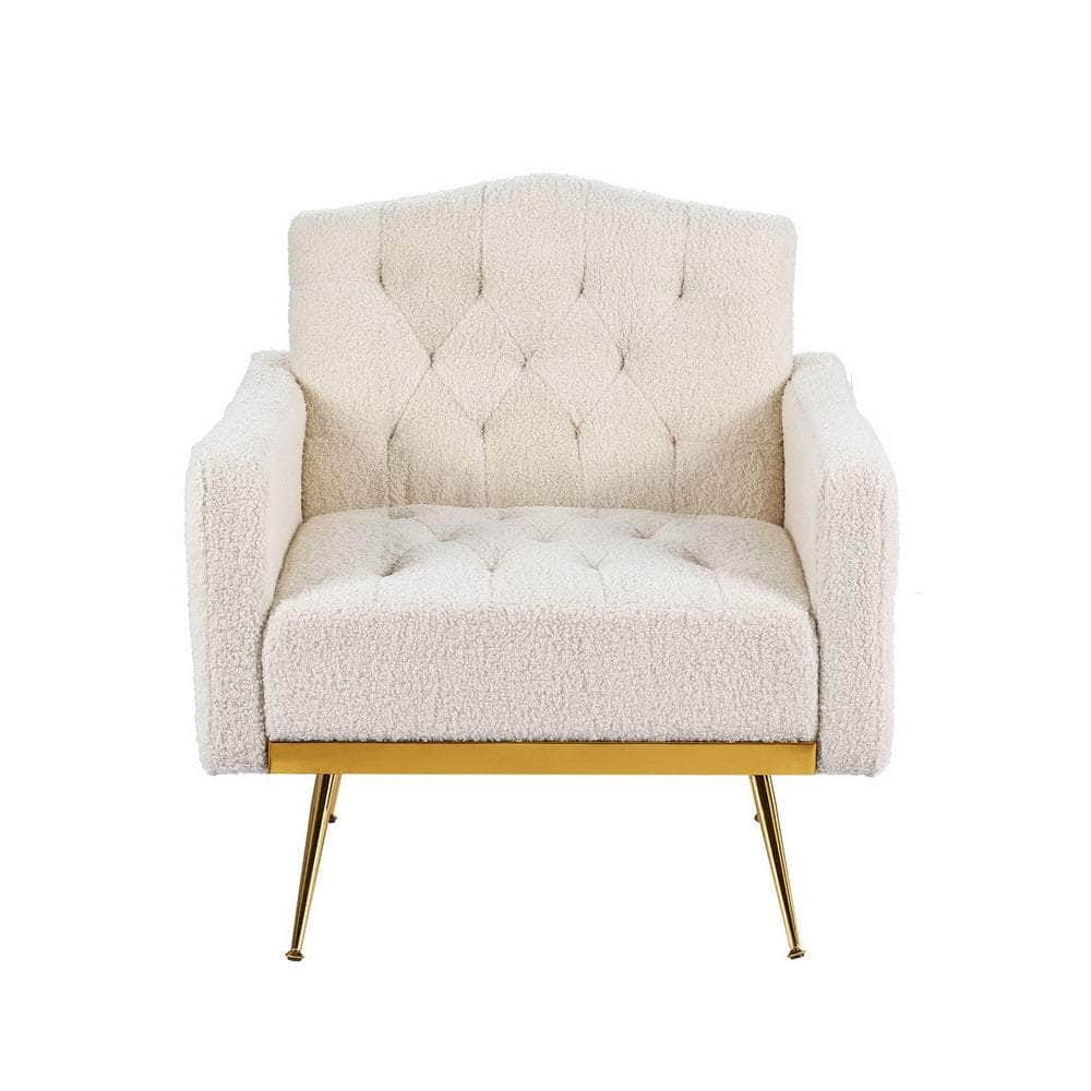 Armchair Boucle Beige Nicole