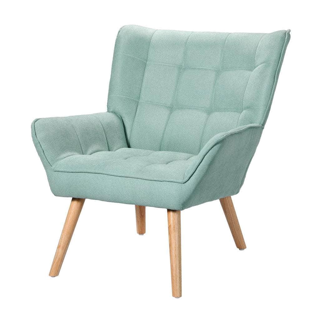 Armchair Lounge Chair Accent Chairs Sofa Linen Fabric Cushion Seat