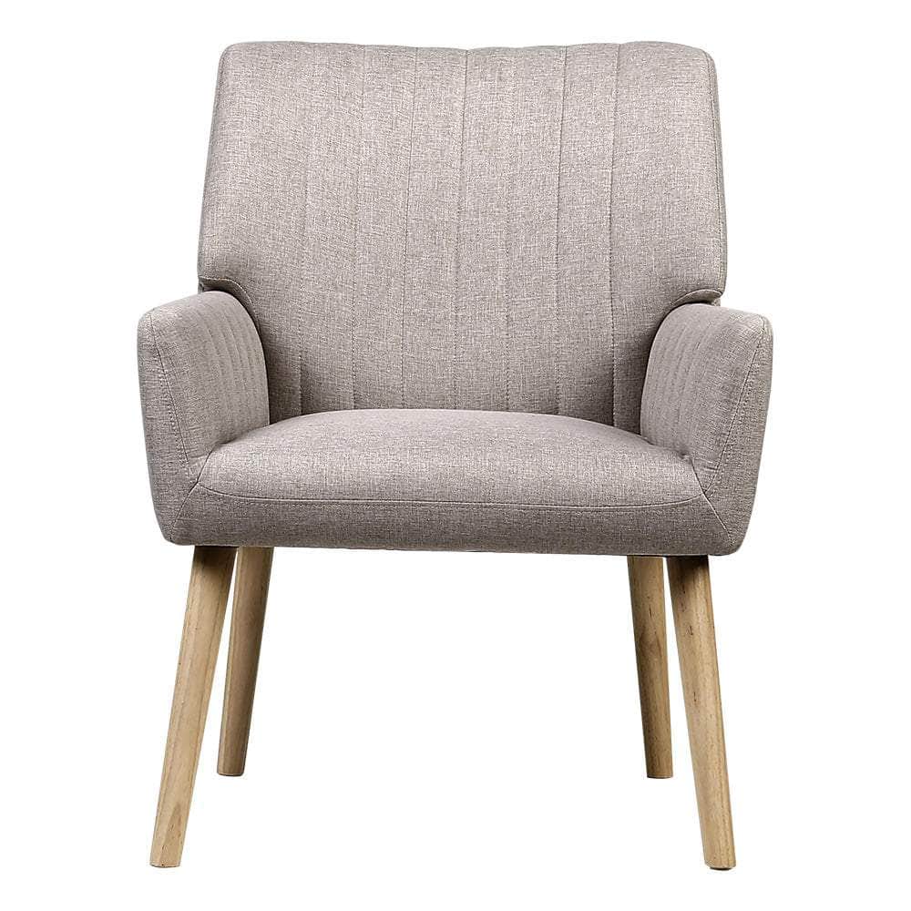 Armchair Lounge Chair Armchairs Accent Chairs Sofa Couch Fabric Beige