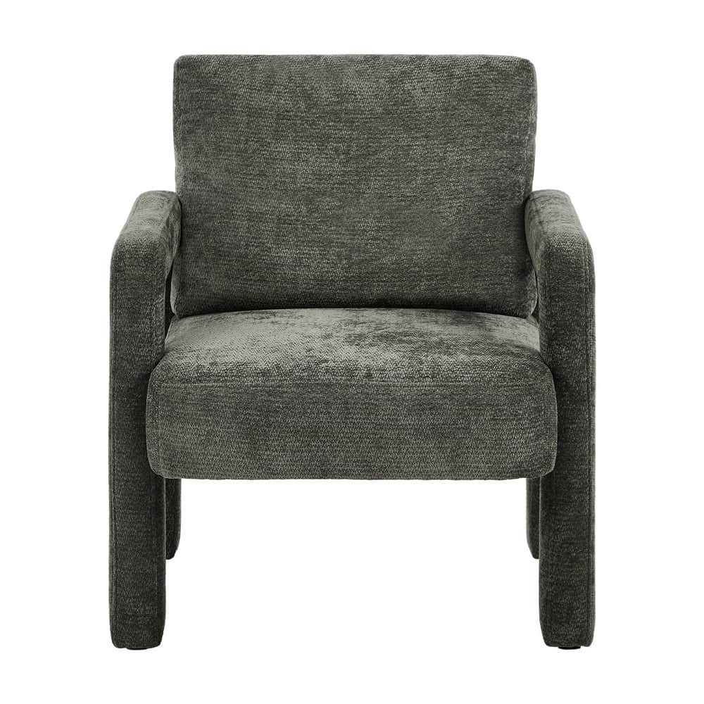 Armchair Velvet Accent Chairs 1 Seater Lounge Sofa Chair Beige/Green/Grey