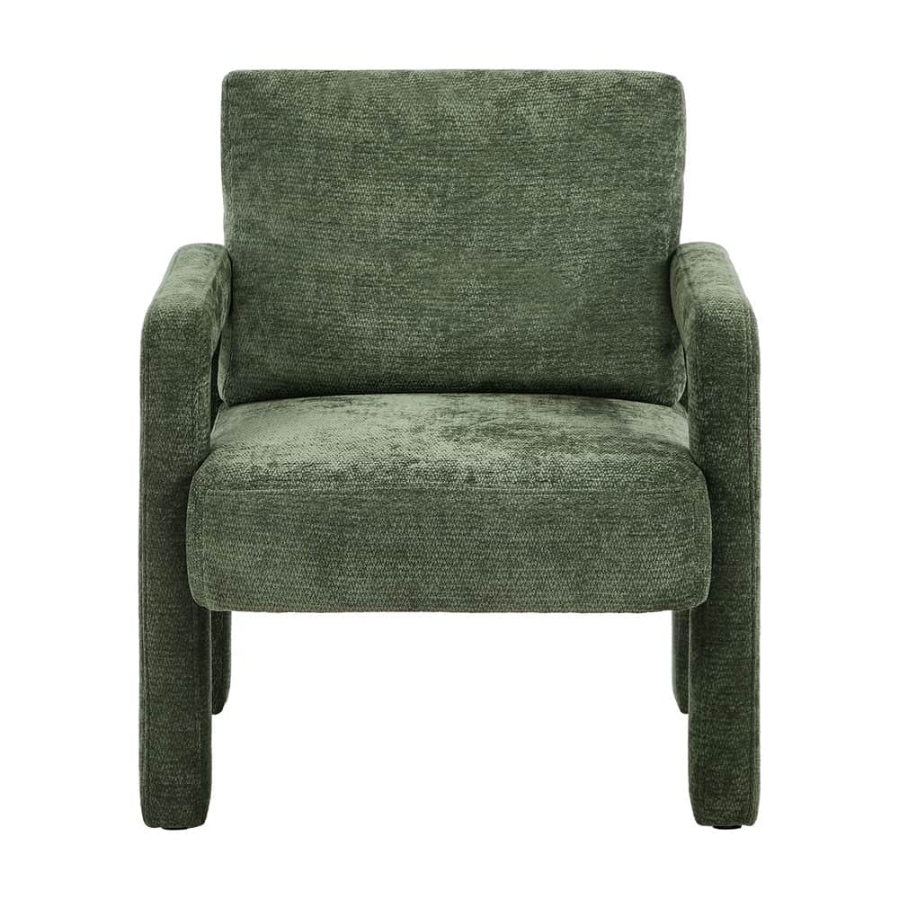 Armchair Velvet Accent Chairs 1 Seater Lounge Sofa Chair Beige/Green/Grey